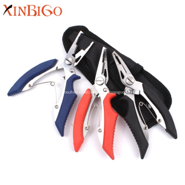 Custom Soft Rubber Handle Fishing Pliers Scissors